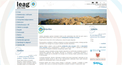 Desktop Screenshot of leag.si